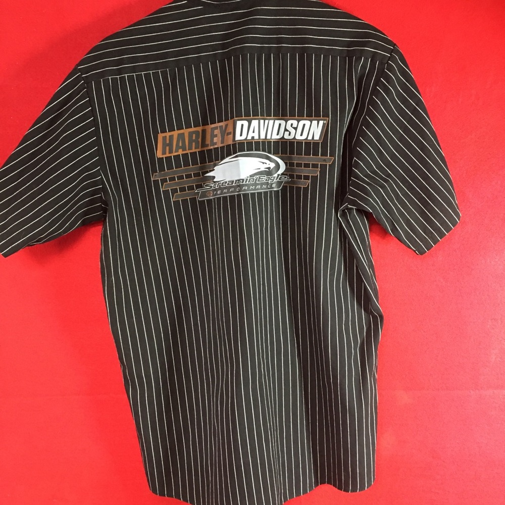Harley Davidson Screaming Eagle work shirt - Picture 3 of 3